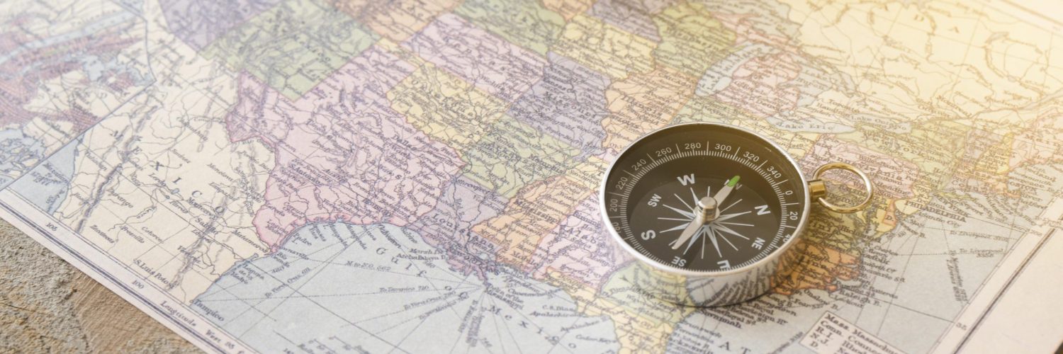 close-up-compass-north-america-map